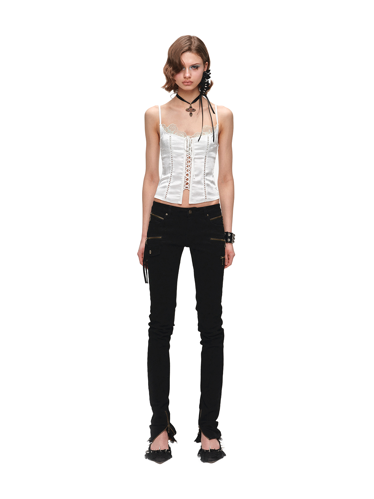 Silk Pixie Corset Top