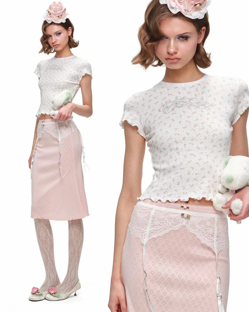 Coquette Crystal Baby Tee