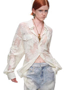 Wraith Lace Corset Shirt