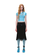 Peanuts Print Crop Tee