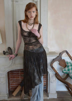 Nocturne Lace Asymmetric Dress