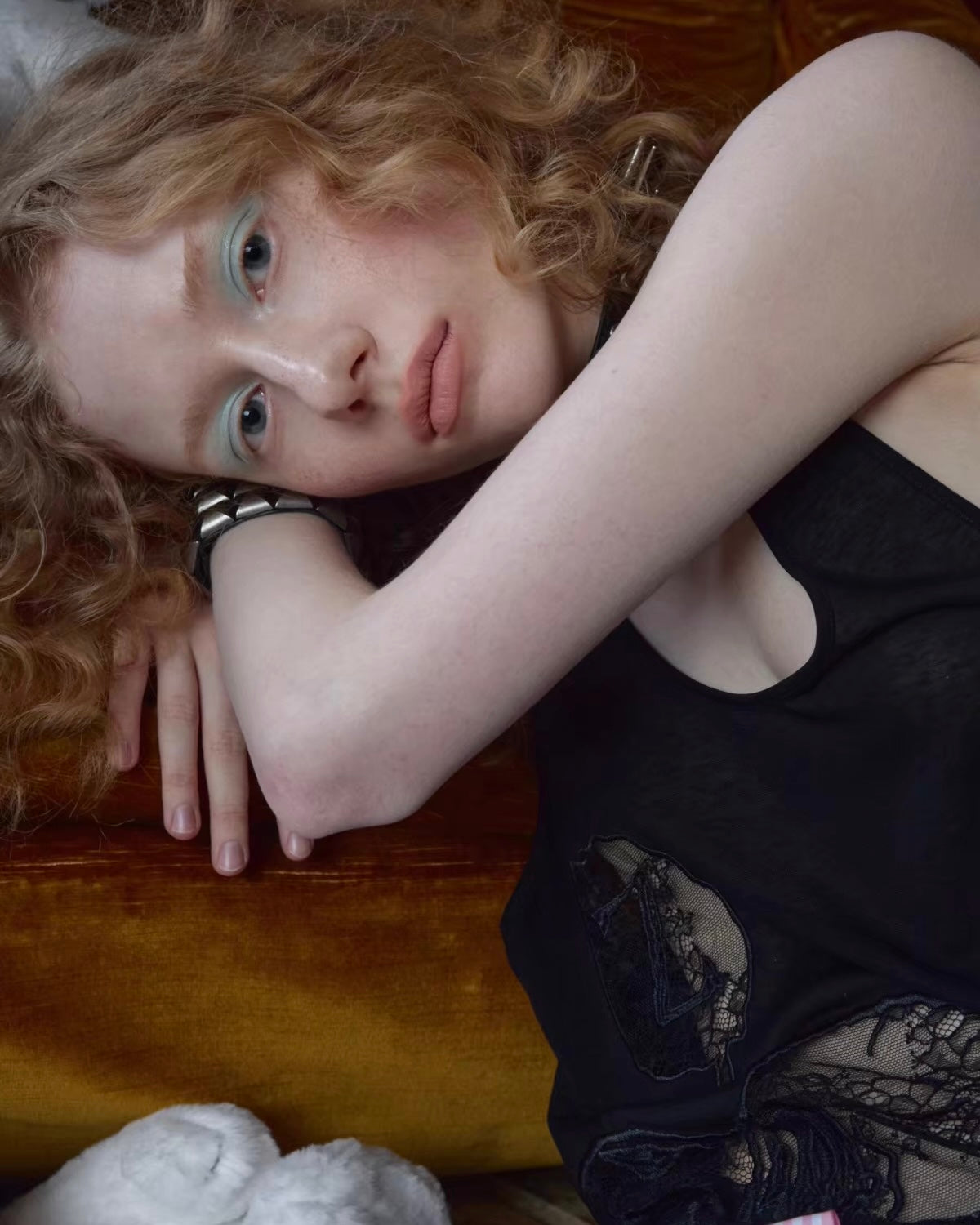Two-Piece Lace Patch Top