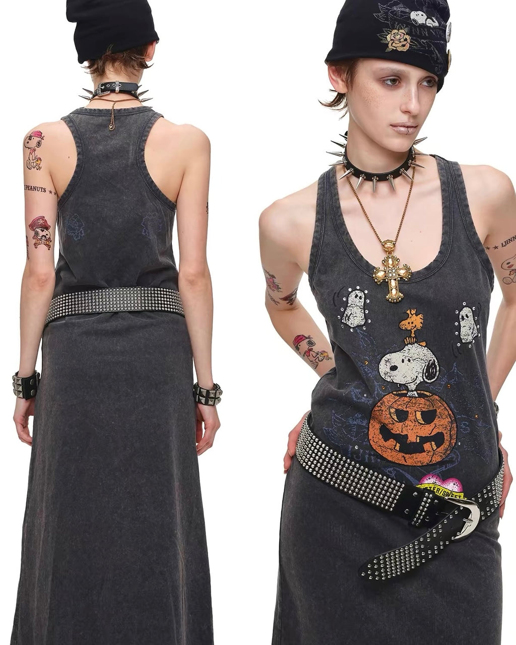 Snoopy Tank Maxi Dress
