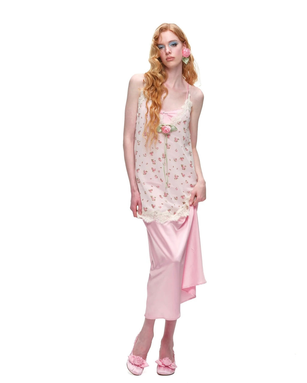 Rosette 2-Piece Layered Maxi