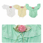 Rose Eyelet Cotton Corset Top