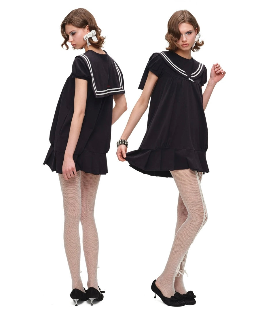 Dark Academy Sailor Dress