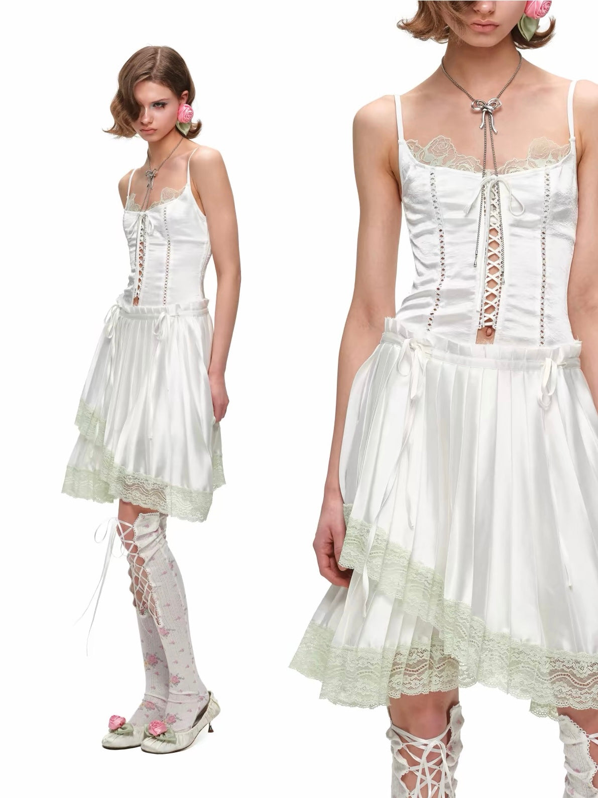 Silk Pixie Corset Top