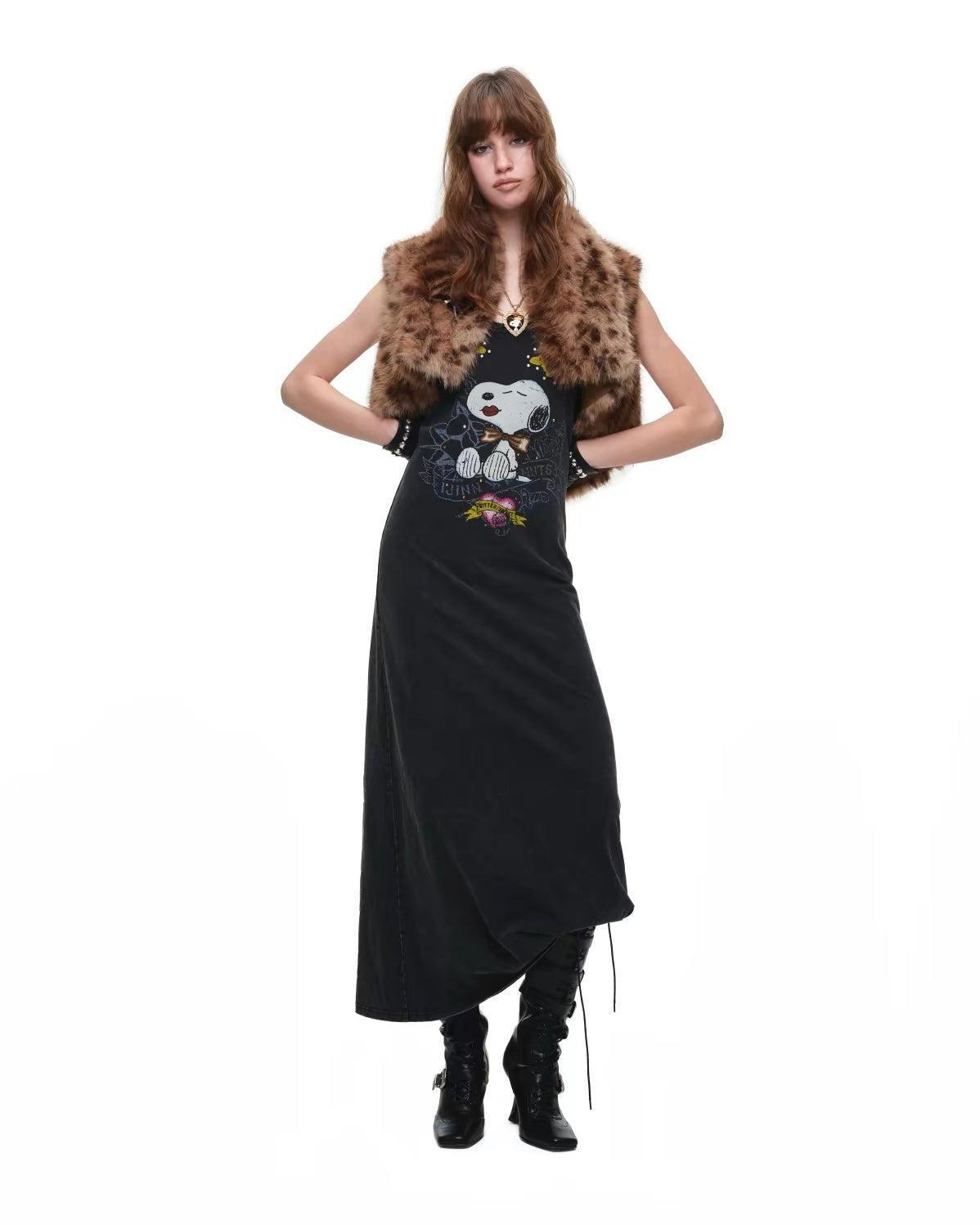 Snoopy Tank Maxi Dress