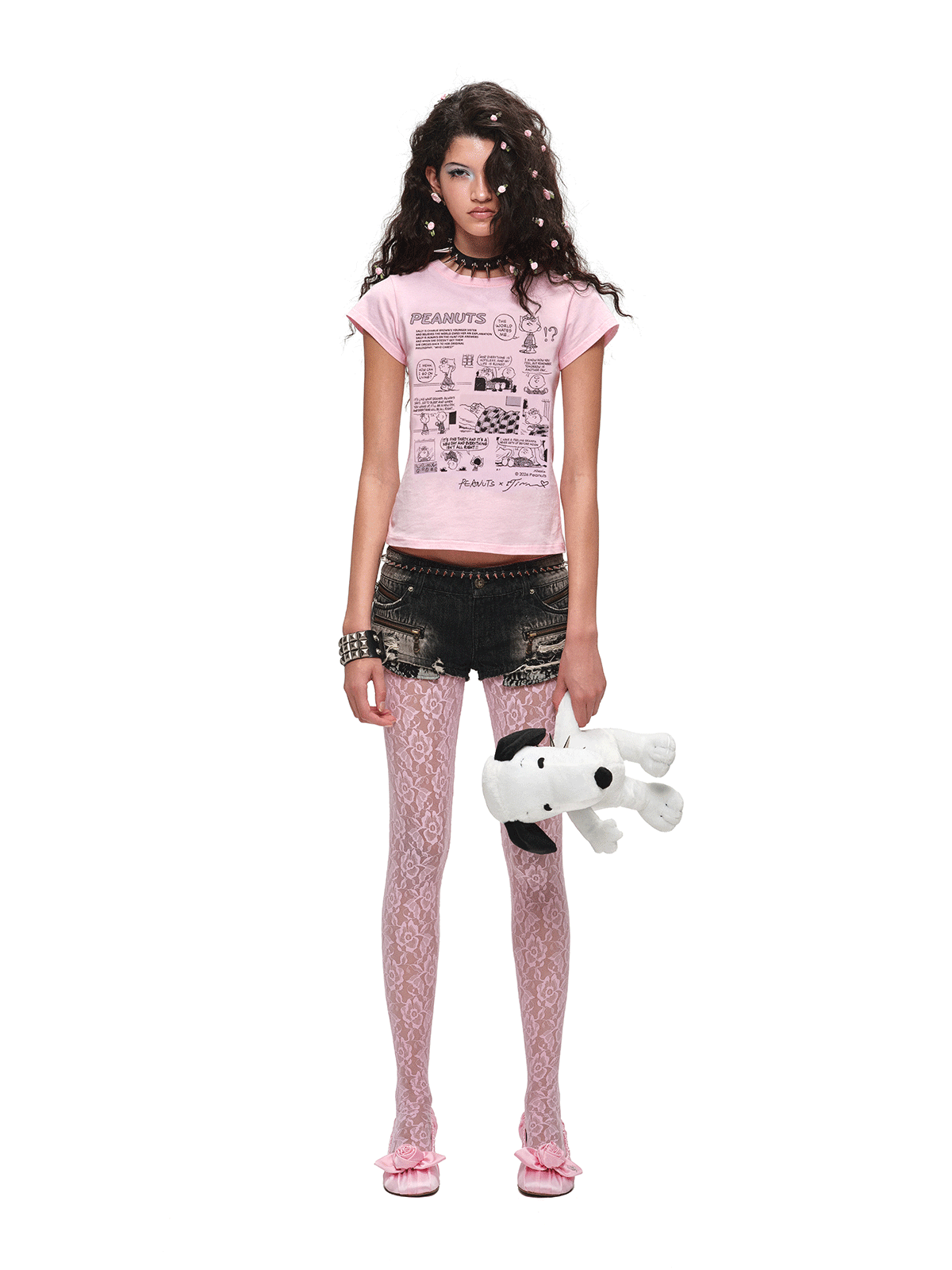 Peanuts Print Short Sleeve Tee