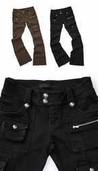 Washed Out Retro Flared Pants