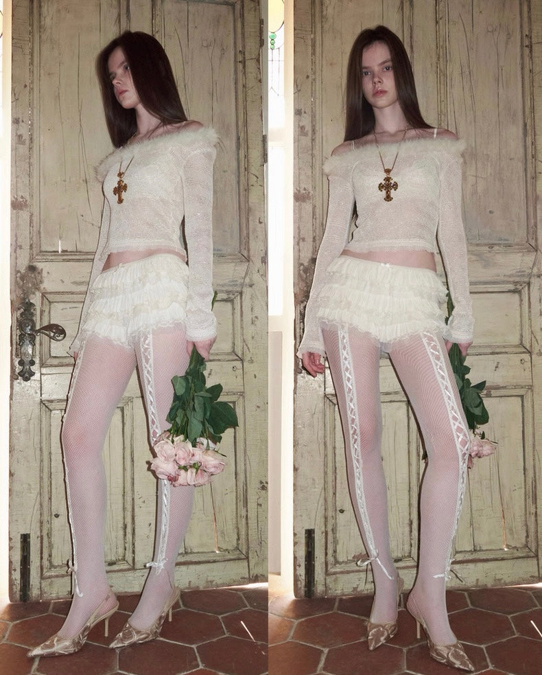 Ruffled Coquette Romantic Shorts
