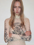 ROSKNT Lace Long-Sleeve