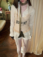 Ruffled Blessing Plated Shirt