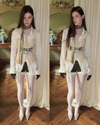 Ruffled Blessing Plated Shirt