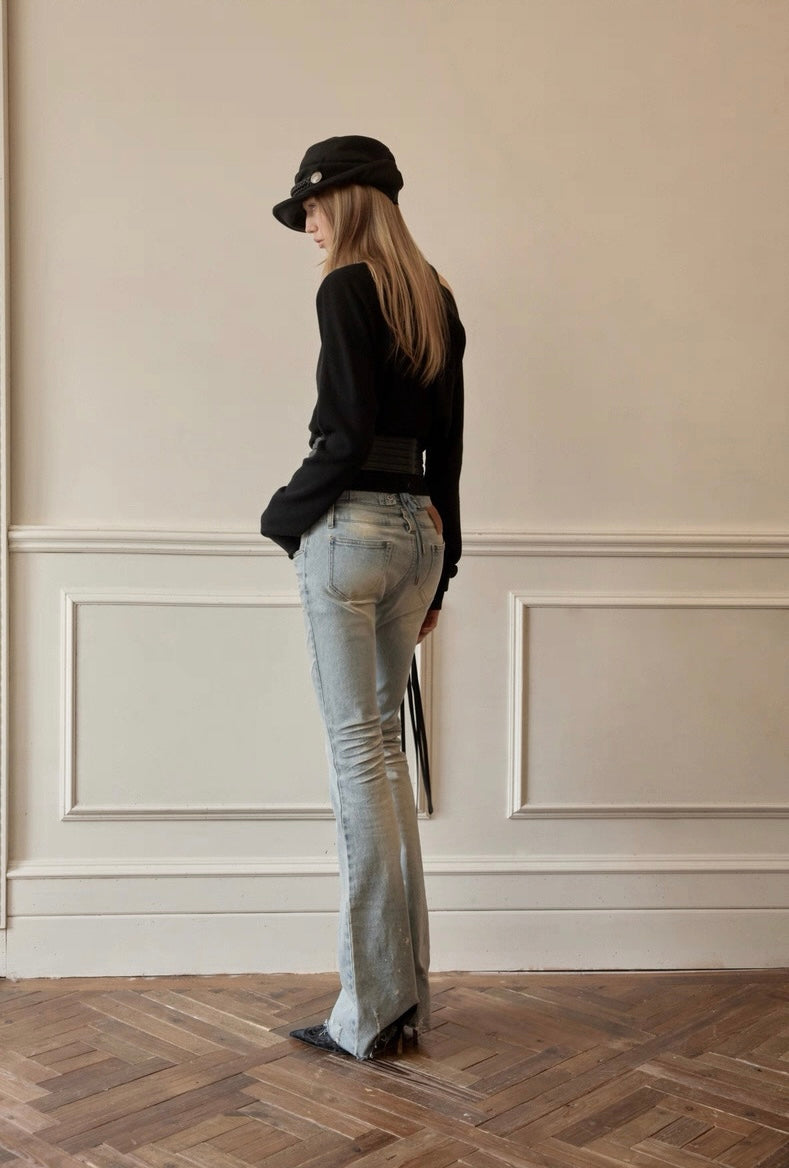 Two-Piece Turtleneck Cardigan