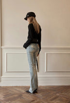 Two-Piece Turtleneck Cardigan