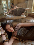 Velvet Touch Maxi Pearl Dress