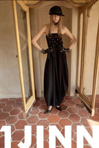 Velvet Touch Maxi Pearl Dress