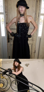 Velvet Touch Maxi Pearl Dress