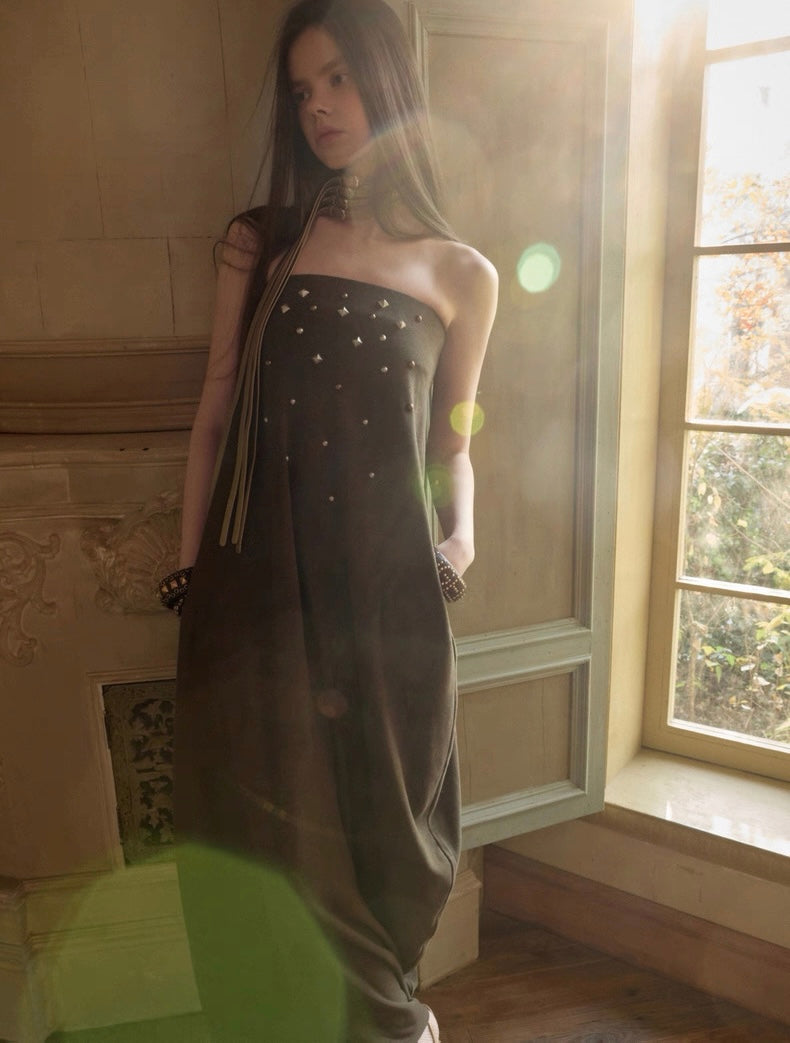 Velvet Touch Maxi Pearl Dress