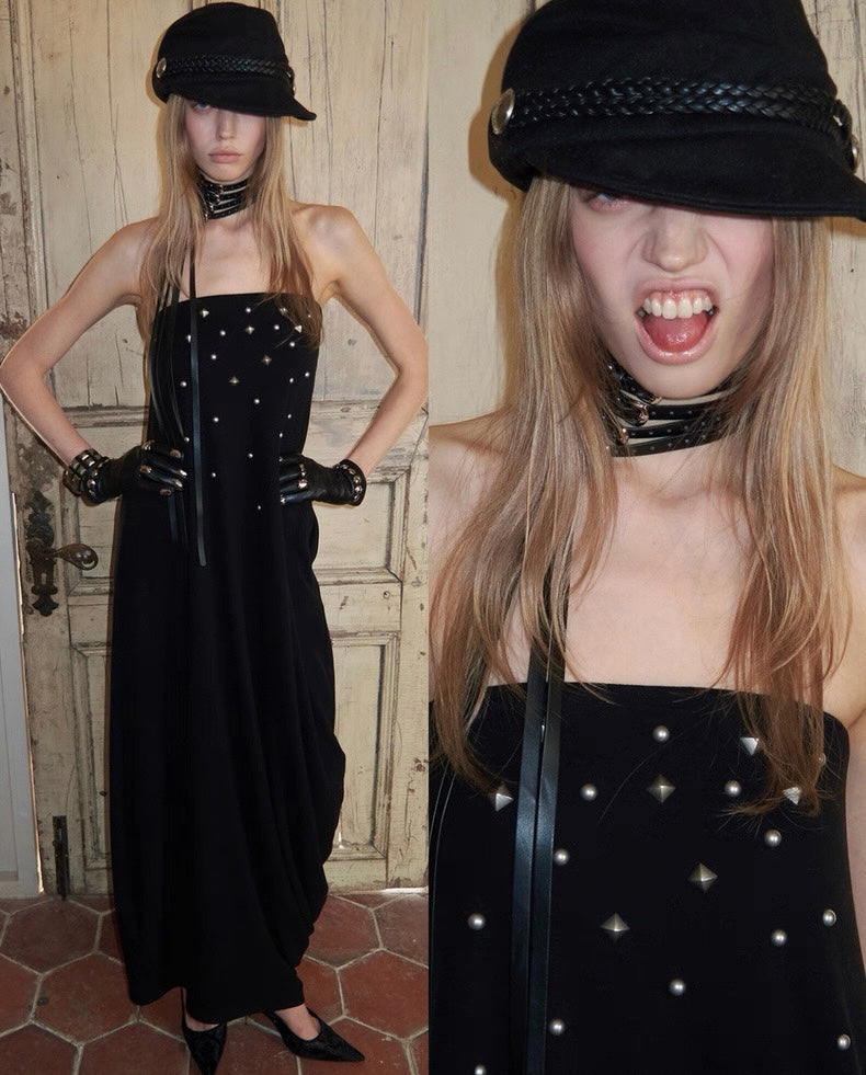 Velvet Touch Maxi Pearl Dress