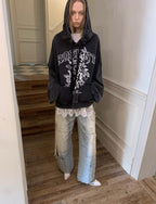 Washed Out Split Oversize Jeans