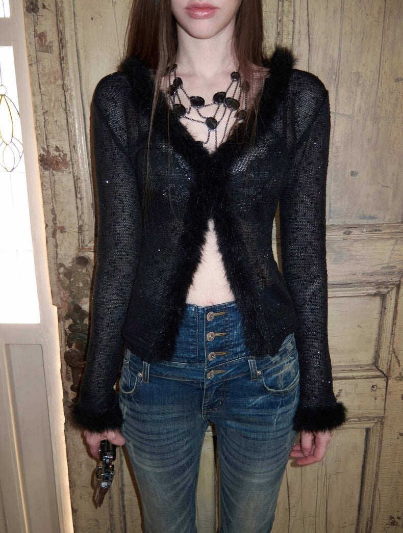 Pure Desire Sequined Long Sleeve