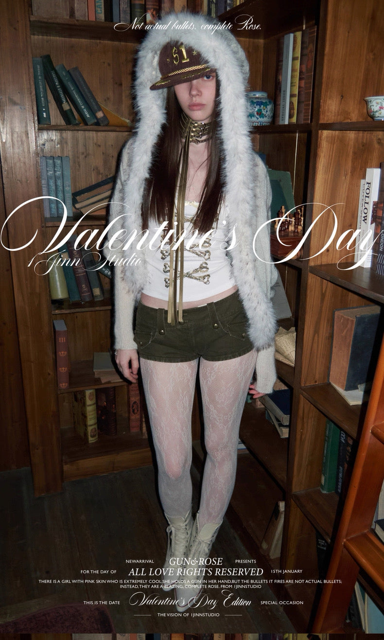 Mohair Shawl Pocket Cardigan