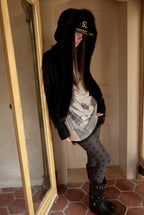 Mohair Shawl Pocket Cardigan