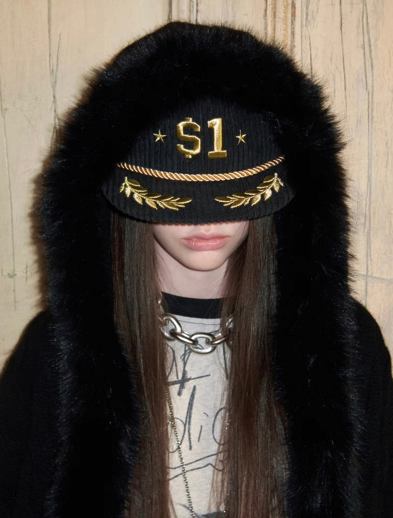 Mohair Shawl Pocket Cardigan