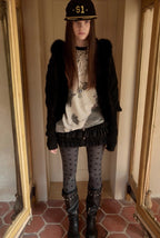 Mohair Shawl Pocket Cardigan