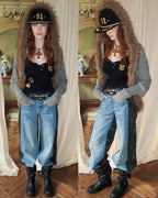Mohair Shawl Pocket Cardigan