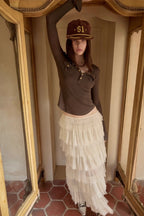 Buttoned Retro Pocket Shirt