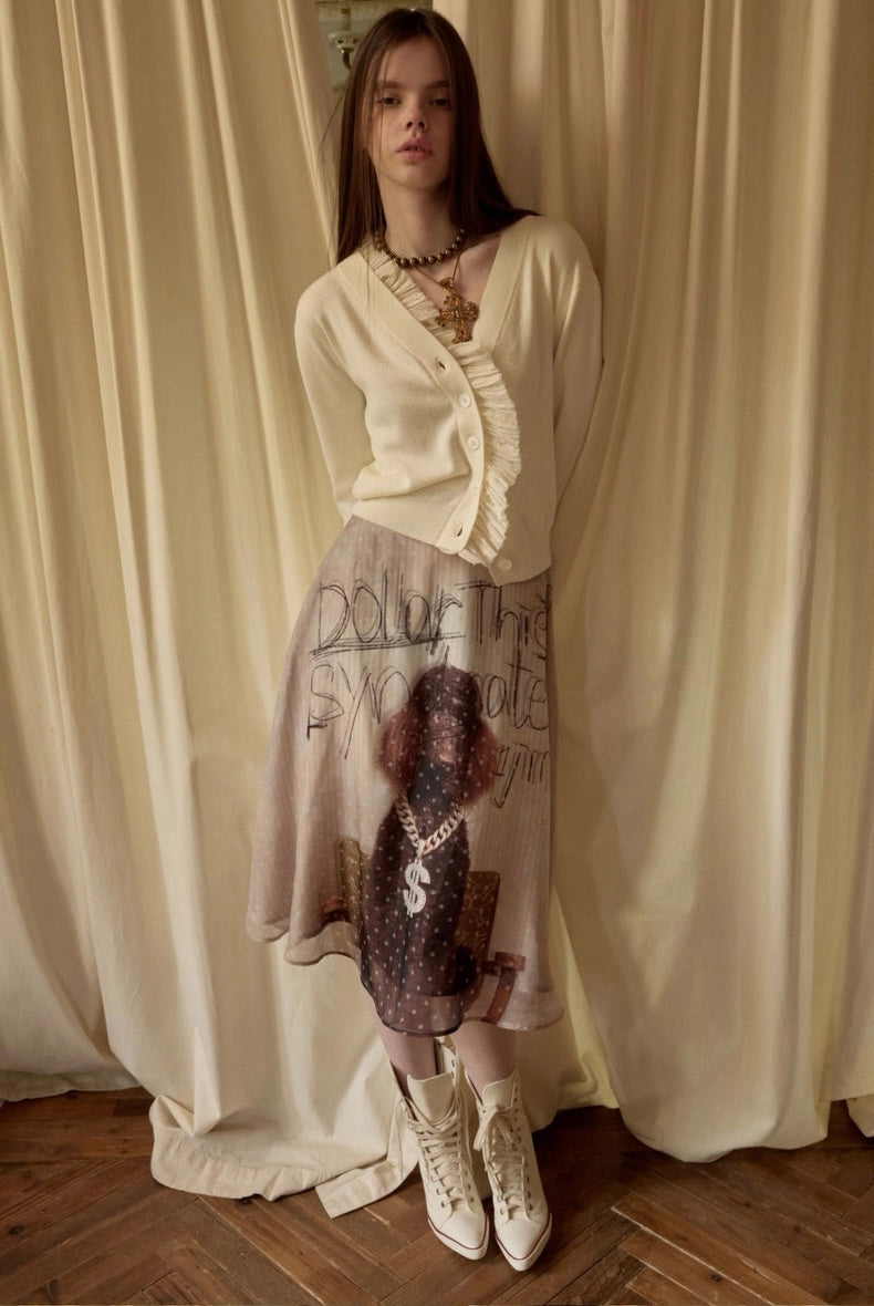 Unique Print Dog Skirt