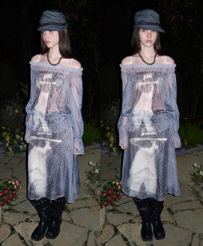 Unique Print Dog Skirt